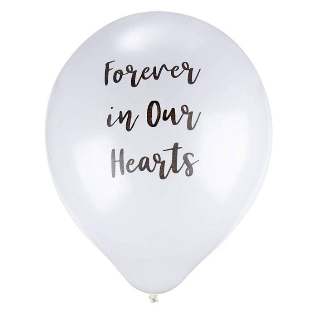 Balloons forever in our hearts